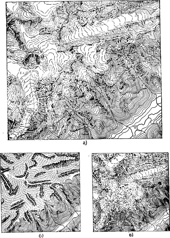 Генералізація зображення гірського рельєфу альпійського типу